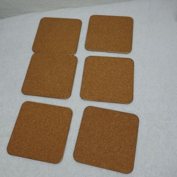 Pimpernel Coasters Set of 6 Cork Back European Birds 4x4 Original Box Vintage - Picture 8 of 11
